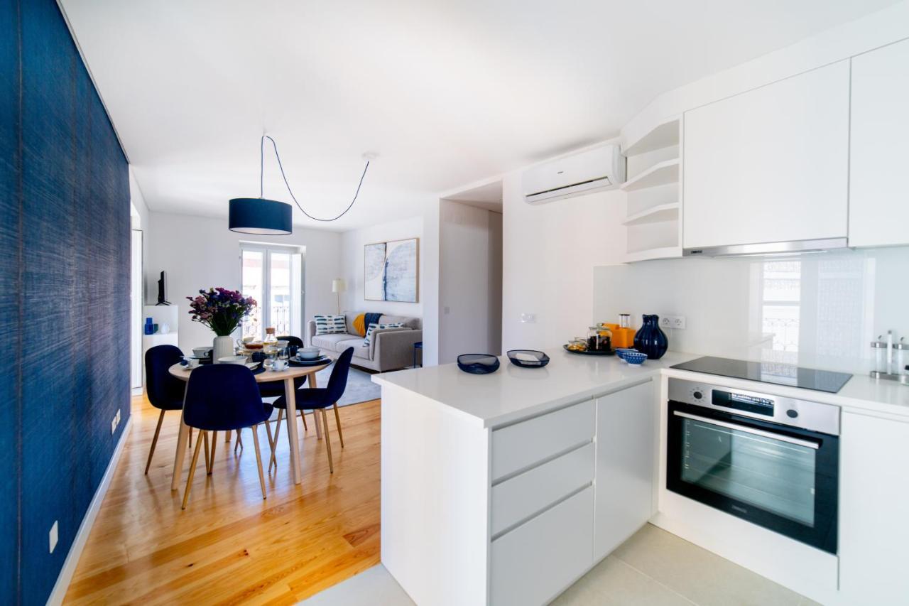 ליסבון Blue By The River 3 - Elegant Two-Bedroom In Santos מראה חיצוני תמונה